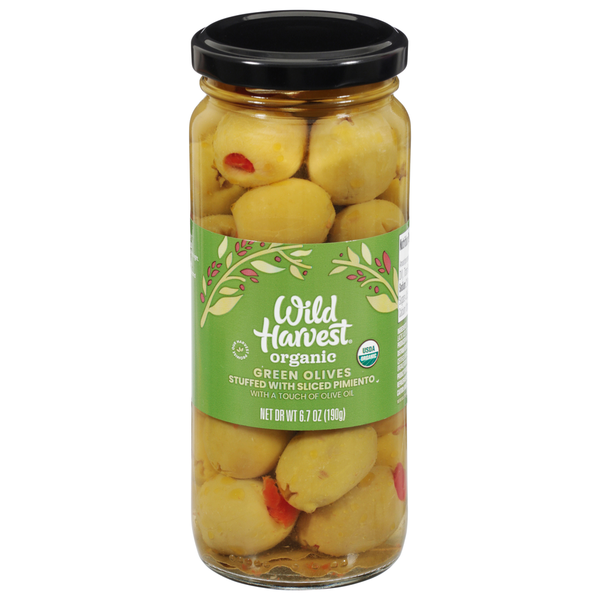 Pickled Goods & Olives Wild Harvest Green Olives, Organic hero