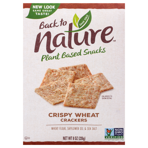 Crackers Back to Nature Crackers, Crispy Wheat hero