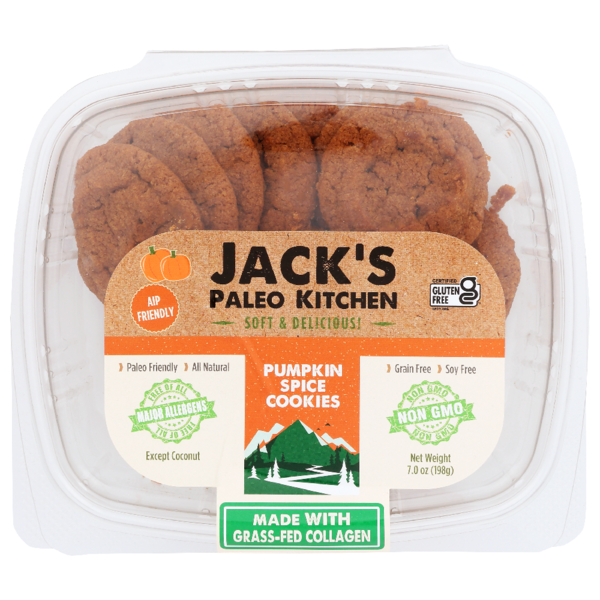 Cookies & Cakes Jack's Paleo Kitchen Pumpkin Spice Cookies hero