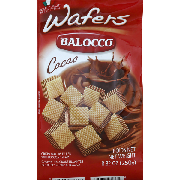 Cookies & Cakes Balocco Wafers, Cacao hero