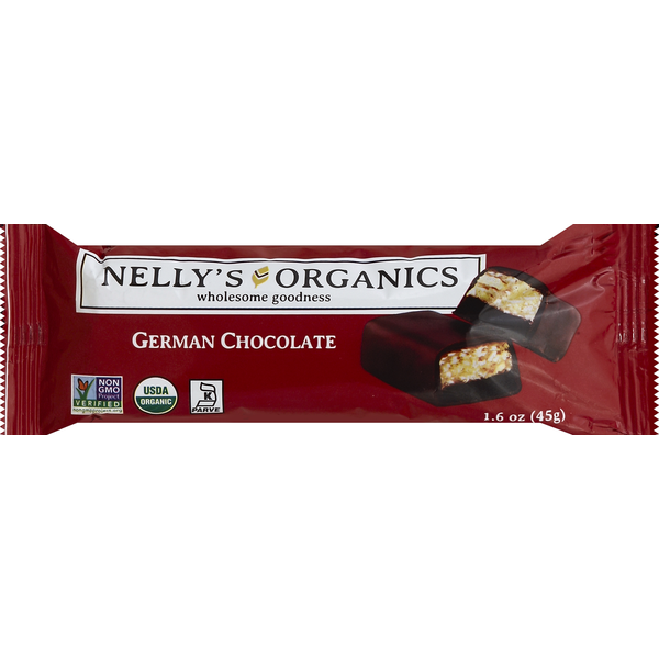 Energy & Granola Bars Nelly's Organics Bar, German Chocolate hero