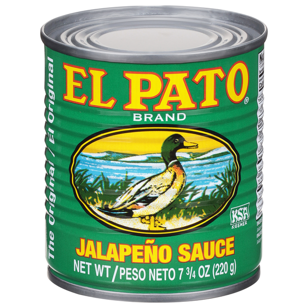 Latino Foods El Pato Sauce, Jalapeno, The Original hero