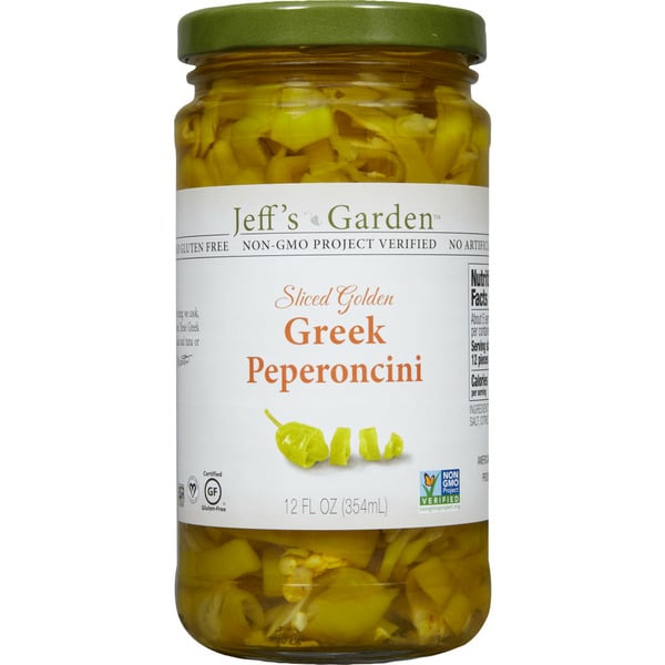 Pickled Goods & Olives Jeff's Garden Sliced Golden Greek Peperoncini hero