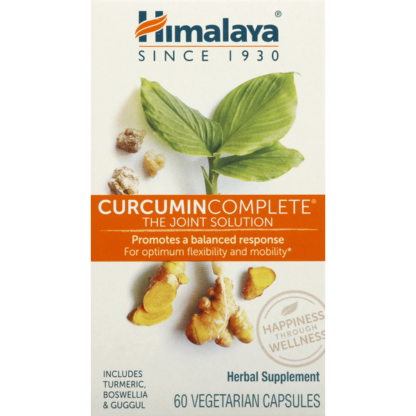 Vitamins & Supplements Himalaya Curcumin Complete, Vegetarian Capsules hero