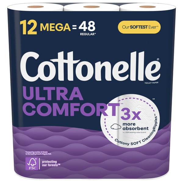 Paper Goods Cottonelle Ultra Comfort Soft Toilet Paper hero