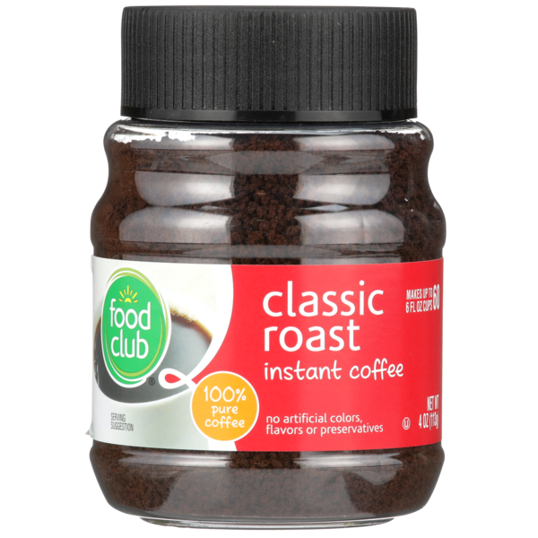 Coffee Food Club Classic Roast 100% Instant Coffee hero