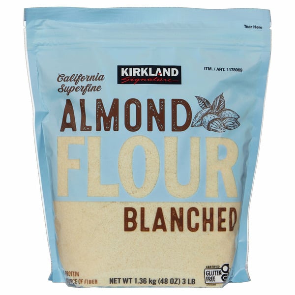 Baking Essentials Kirkland Signature Superfine Almond Flour, 3 lb hero