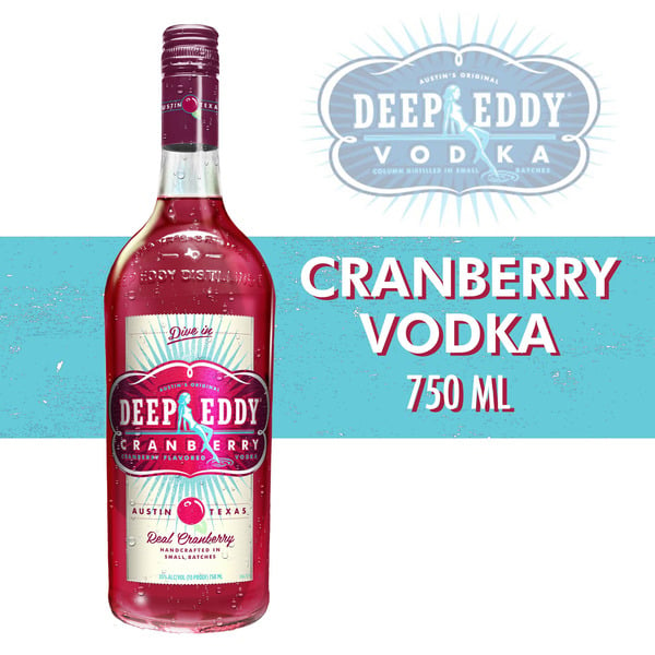 Flavored Vodka Deep Eddy Cranberry Vodka hero