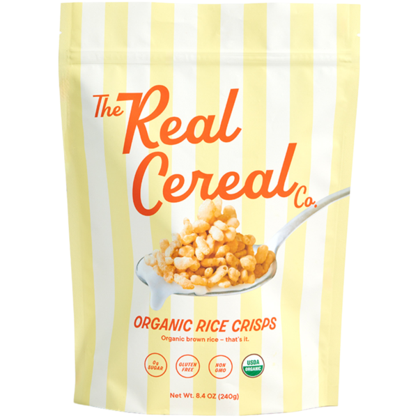 Cereal The Real Cereal Company Organic Rice Crisps Cereal hero