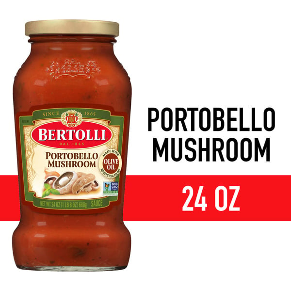 Pasta Sauce Bertolli Portobello Mushroom Sauce hero