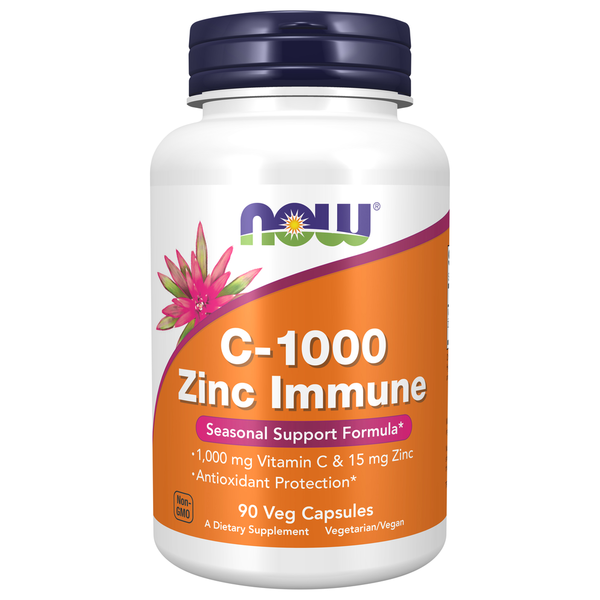 Vitamins & Supplements NOW C 1000 Zinc Immune hero