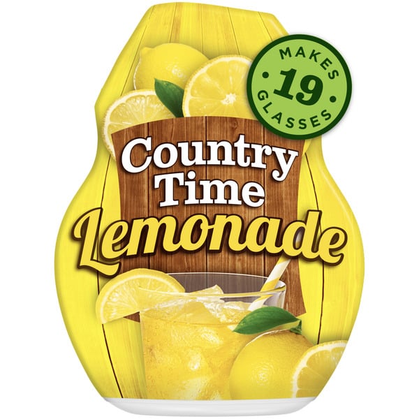 Juice & Nectars Country Time Lemonade Naturally Flavored Liquid Drink Mix hero