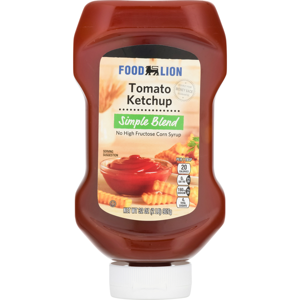 Condiments Food Lion Tomato Ketchup, Simple Blend hero