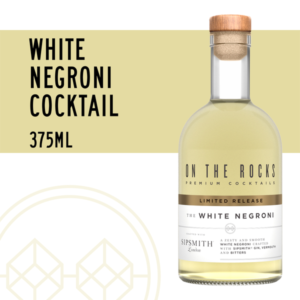 On the Rocks Sipsmith White Negroni RTD Cocktail hero