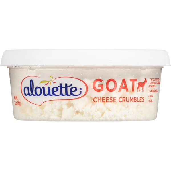 Packaged Cheese Alouette Cheese Crumbles, Goat hero