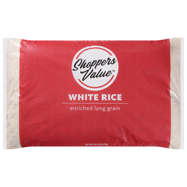 Bulk Grains, Rice & Dried Beans Shoppers Value White Rice hero