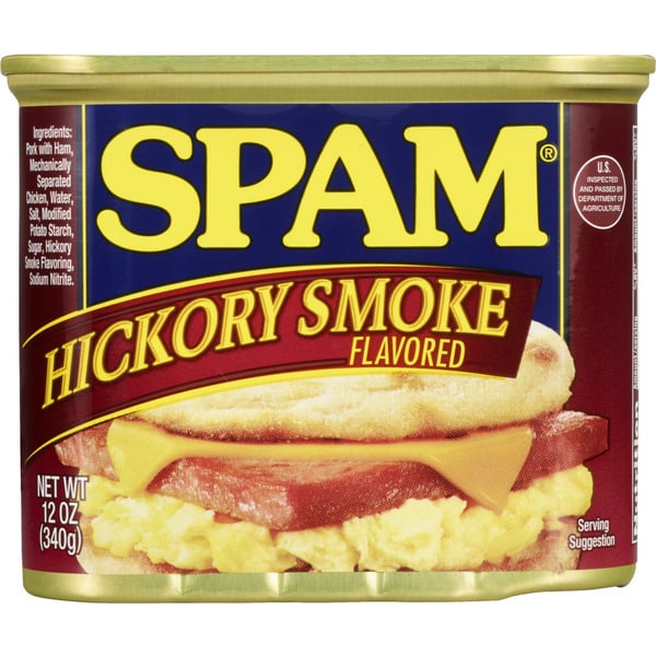 Canned Meat & Seafood SPAM Hickory Smoke Flavored hero