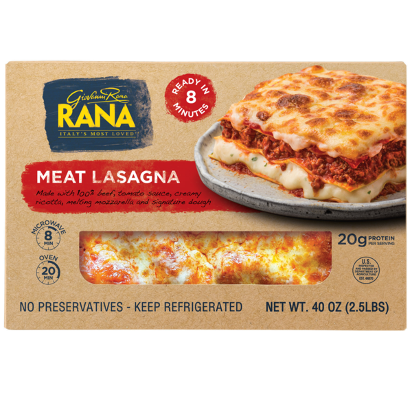 Prepared Meals Giovanni Rana Meat Lasagna hero