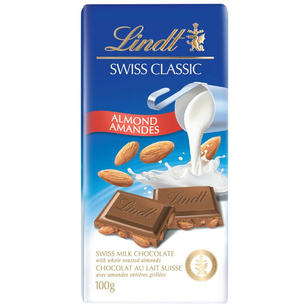 Candy & Chocolate Swiss Classic Almond Milk Chocolate Bar, 100 Grams hero