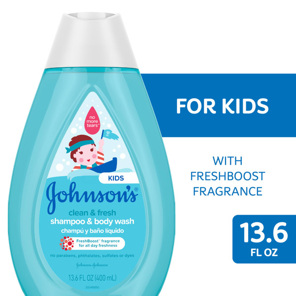 Body Lotions & Soap Johnson's Clean & Fresh Kids' Shampoo & Body Wash hero