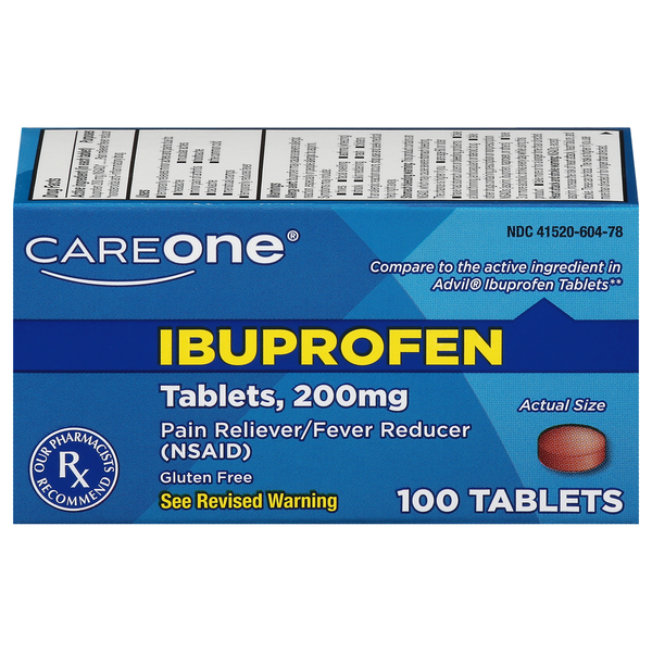 Muscles, Joints & Pain Relief CareOne Ibuprofen Tablets 200 mg hero