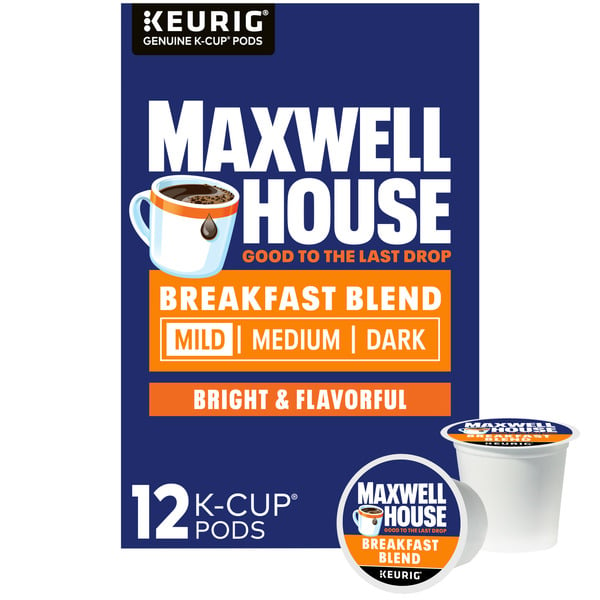 Coffee Maxwell House Breakfast Blend Light Roast Keurig K-Cup® Coffee Pods hero