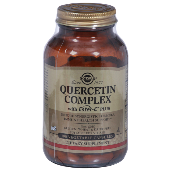 Vitamins & Minerals Solgar Quercetin Complex, Vegetable Capsules hero