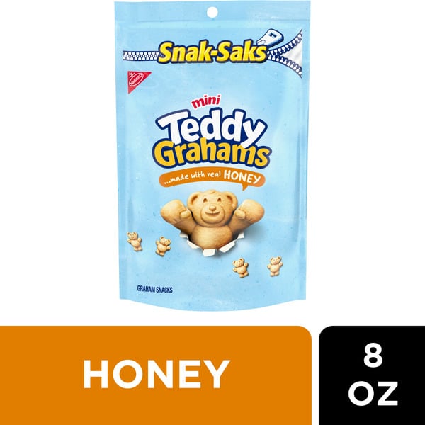 Cookies & Cakes Teddy Grahams Honey Graham Snacks hero