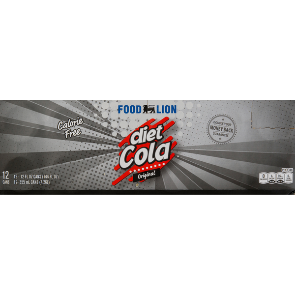 Soft Drinks Food Lion Cola, Diet, Original hero