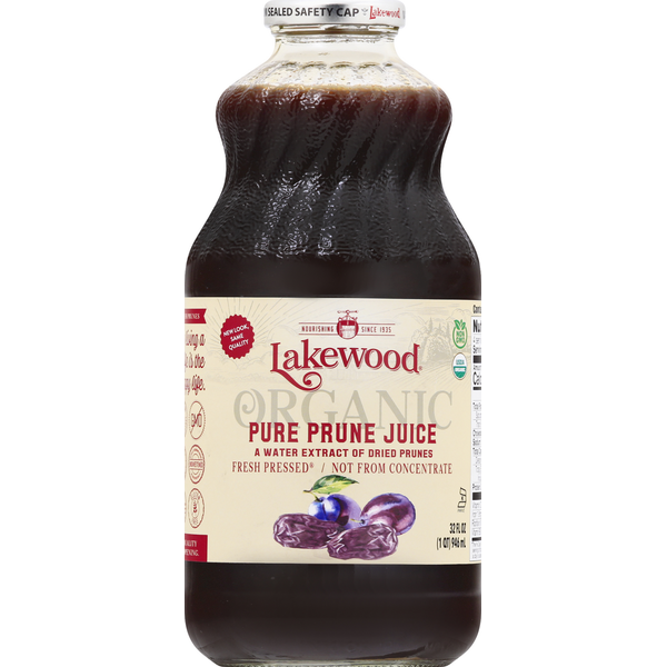 Juice & Nectars Lakewood Juice, Organic, Pure Prune, Fresh Pressed hero