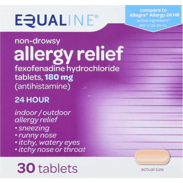 Cold, Flu & Allergy Equaline Allergy Relief, Non-Drowsy, Tablets hero