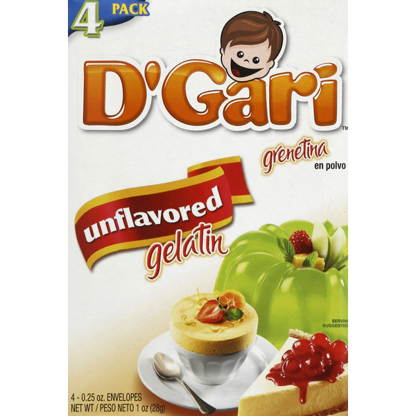 More International Foods D'Gari Gelatin, Unflavored, 4 Pack hero