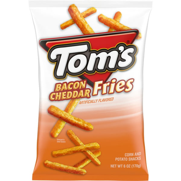 Chips & Pretzels Tom's Bacon and Cheddar Flavored Fries hero