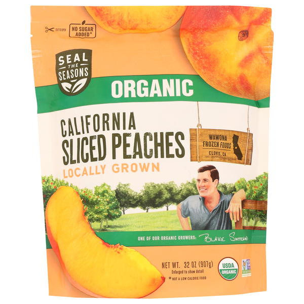 Seal the Seasons California Organic Peaches hero