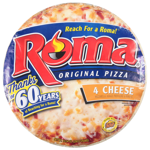 Frozen Pizza Roma Pizza, 4 Cheese, Original hero