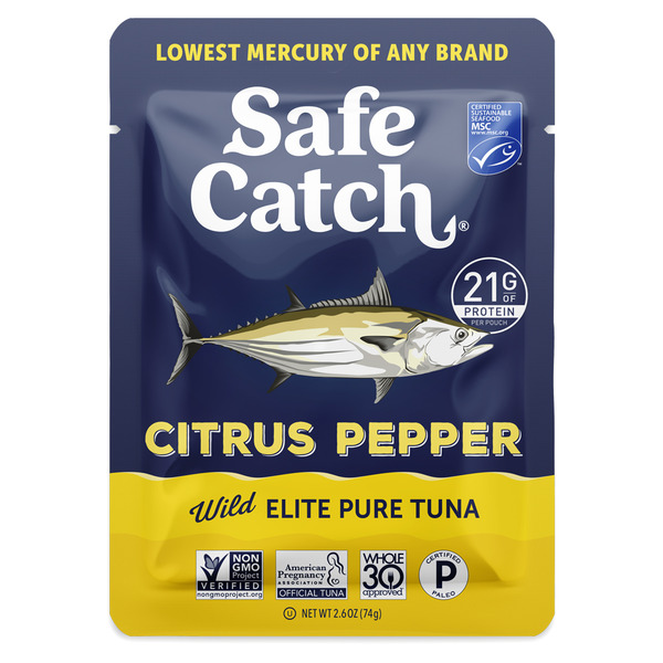 Prepared Meals Safe Catch Elite Wild Tuna, Citrus Pepper, Mercury Tested hero