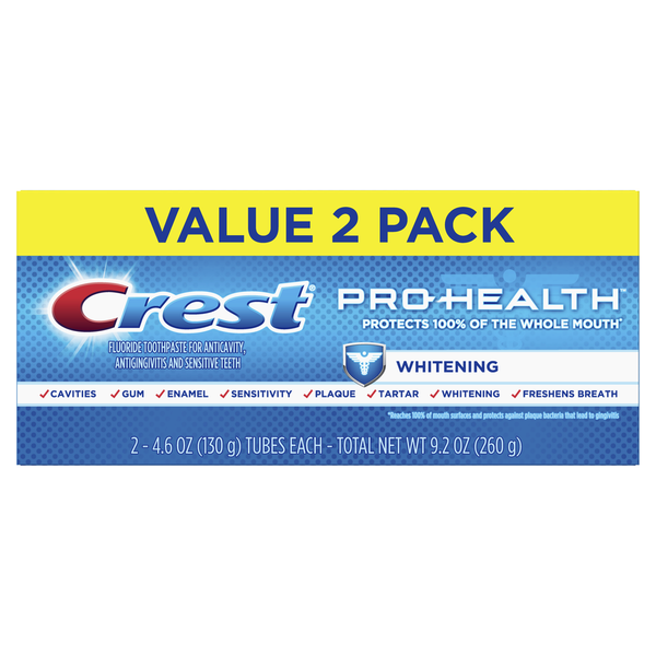 Oral Hygiene Crest Pro-Health Whitening Gel Toothpaste hero