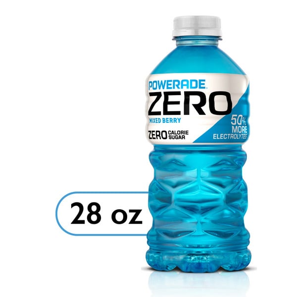 Energy & Sports Drinks POWERADE Sports Drink, Zero Sugar, Mixed Berry hero