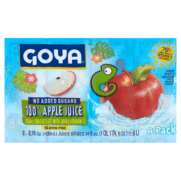 Juice & Nectars Goya 100% Apple Juice hero