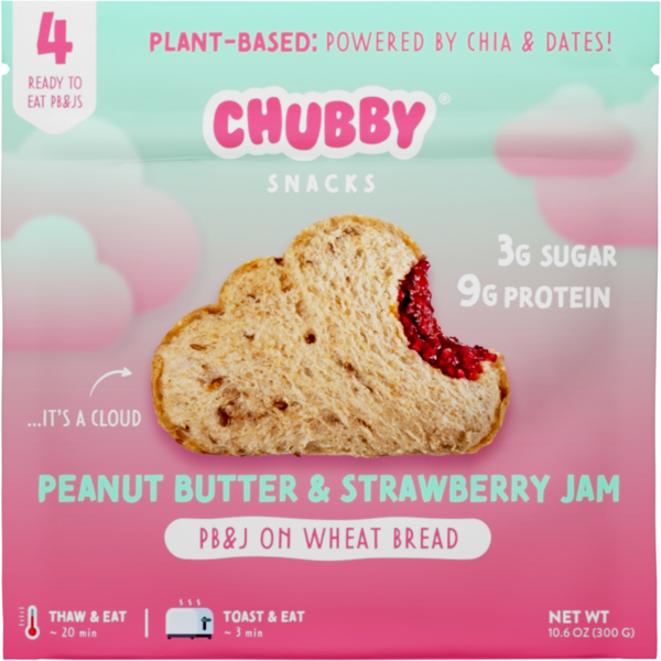 Munchies Chubby Snacks Peanut Butter & Strawberry Jam hero