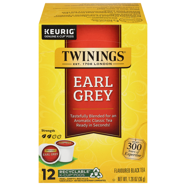 Tea and Lemonade Twinings Black Tea, Earl Grey, K-Cup Pods hero