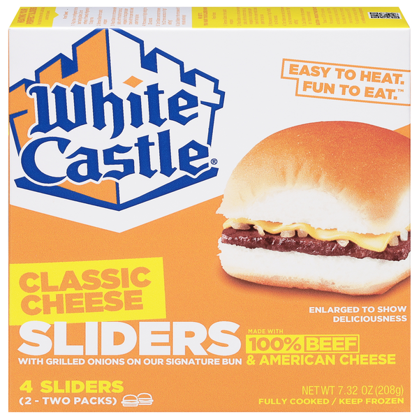 Prepared Meals White Castle Sliders, Classic Cheese hero