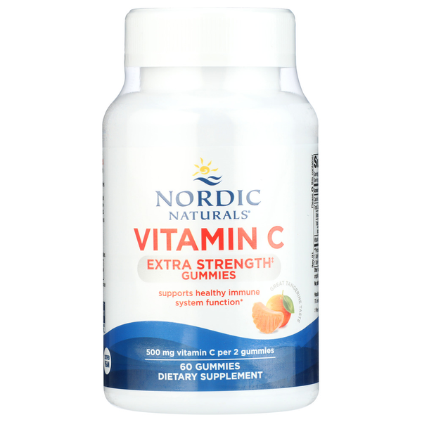 Vitamins & Supplements Nordic Naturals Vitamin C Extra Strength Gummies - Tart Tangerine hero