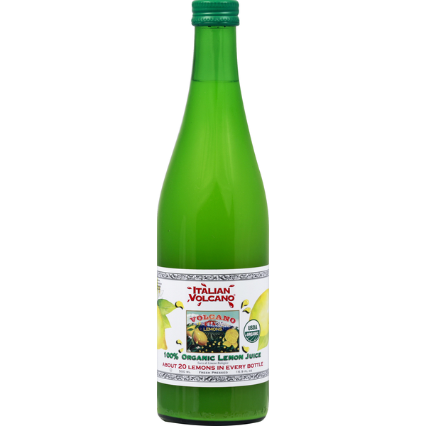 Juice & Nectars Italian Volcano Juice, 100% Organic, Lemon hero