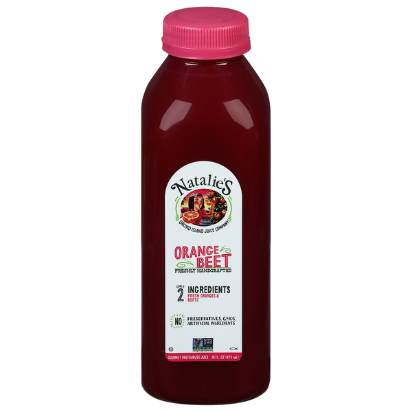 Refrigerated Juice (Produce) Natalie's Juice, Orange Beet hero