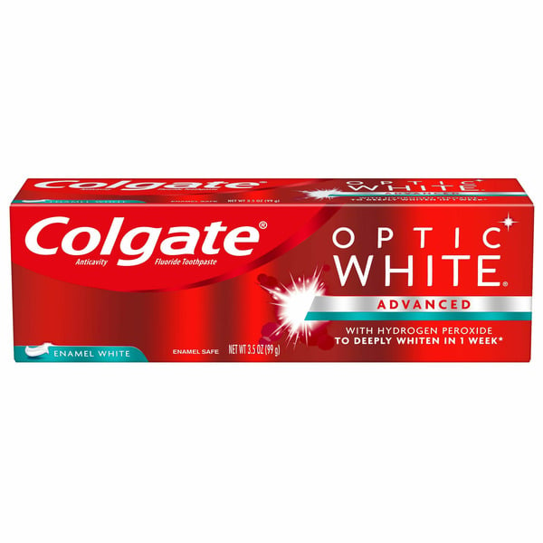 Publix Colgate Optic White Whitening Toothpaste with Fluoride, Enamel ...