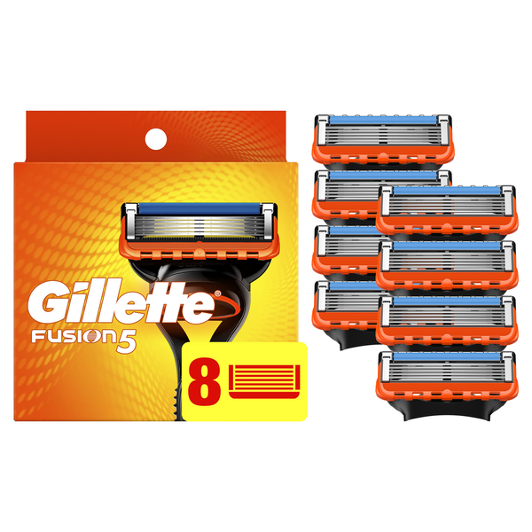 Shave Needs Gillette Fusion5 Razor Refills for Men, 8 Razor Blade Refills hero