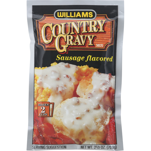 Marinades & Meat Preparation Williams Country Gravy Mix, Sausage Flavored hero