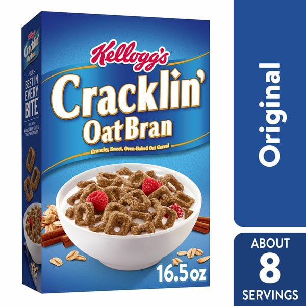 Cereal Cracklin' Oat Bran Breakfast Cereal, Breakfast Cereal, Family Cereal, Original hero