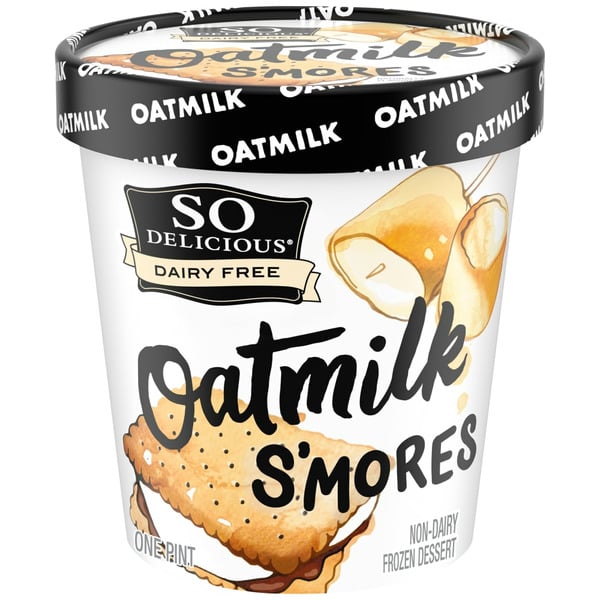 Frozen Dessert So Delicious Dairy Free S’mores Oat Milk Frozen Dessert hero